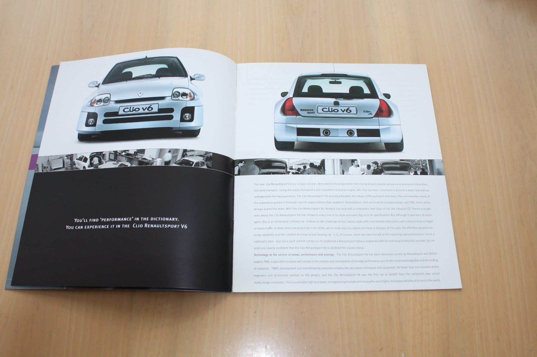 Renault Dokumente: Renault Sport Clio V6 Prospekt 2/2001 – Gebraucht aus Wikon von erwin400 1