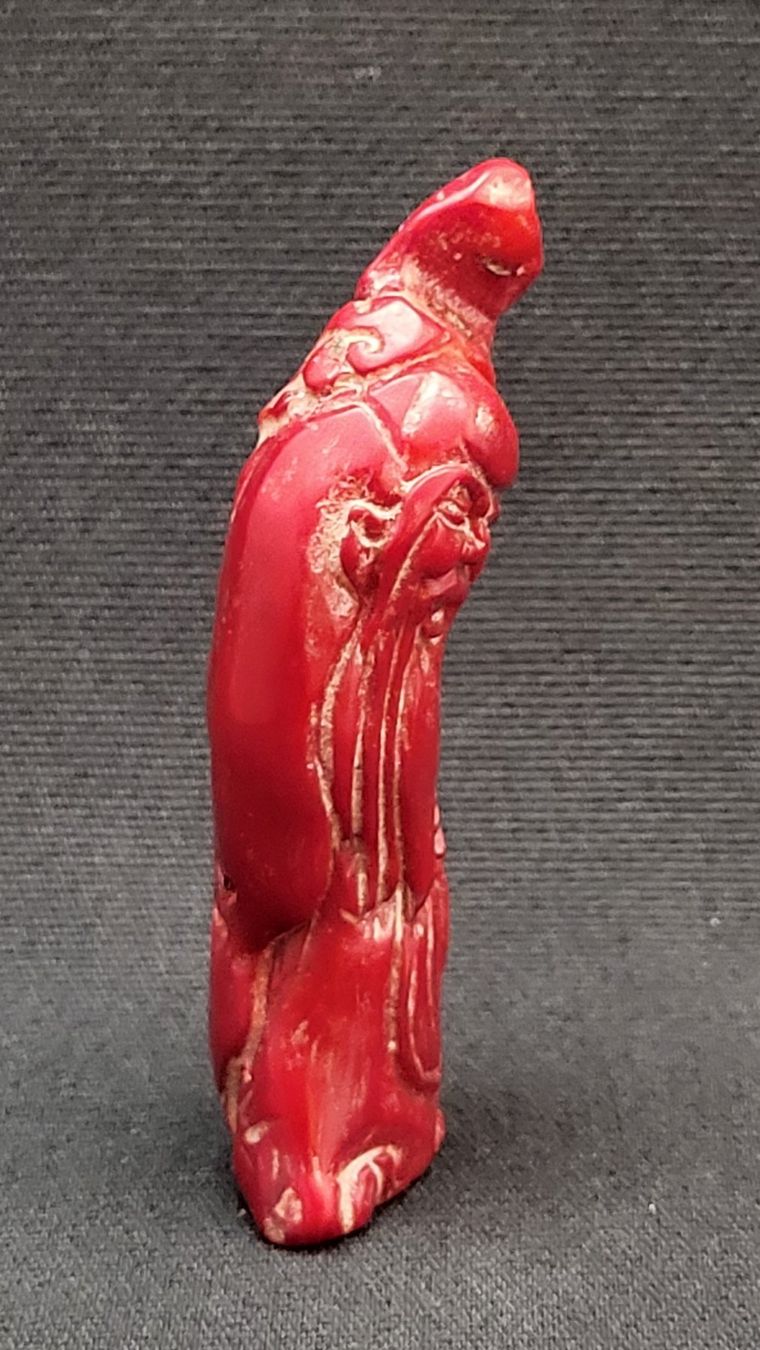 Statuette: Korallen-Schnitzerei BUDDHA – Usato da Basel venduto da spinne02 1