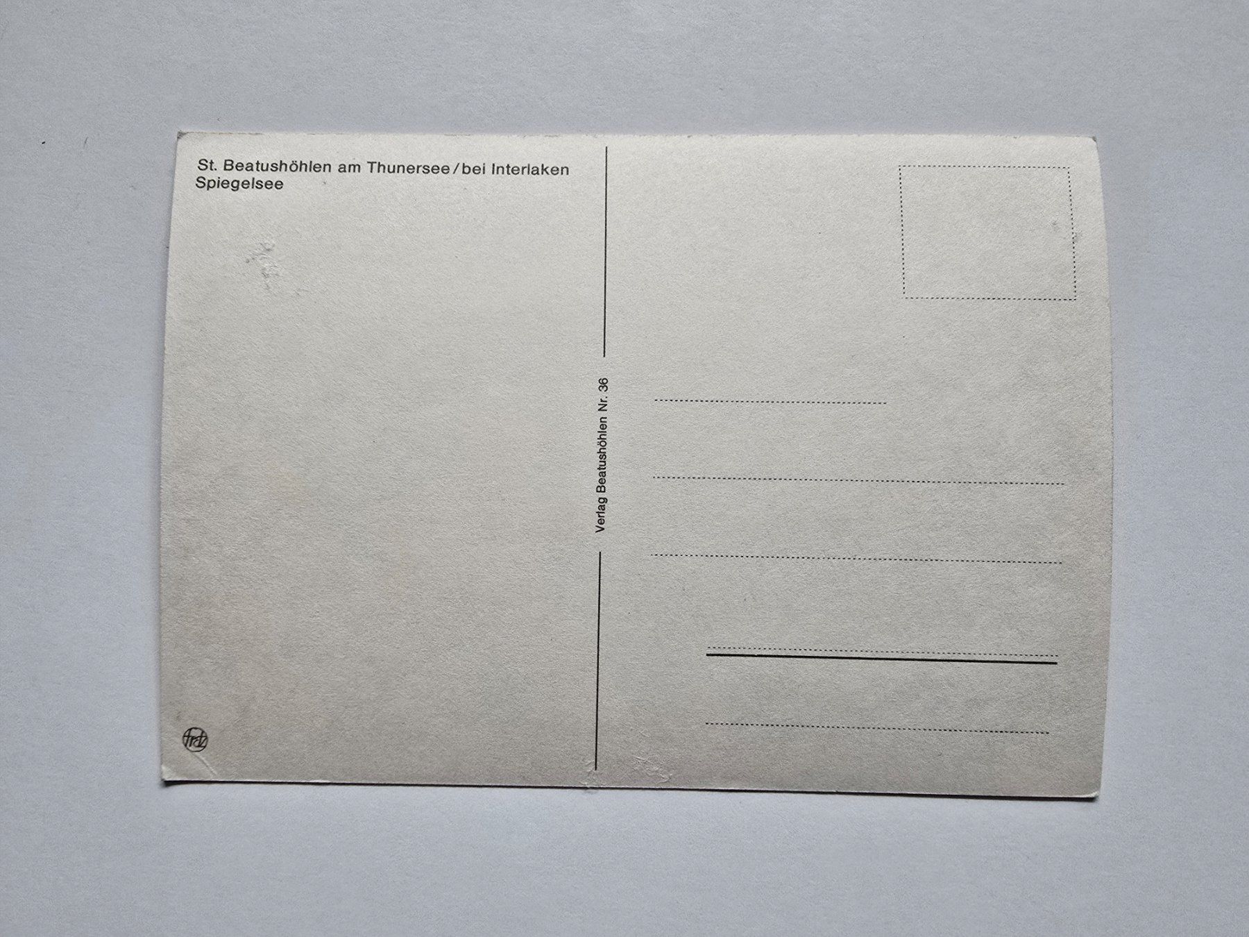 Cartoline postali: AK St. Beatushöhlen – Usato da Dättlikon venduto da Wundertuete_ 1