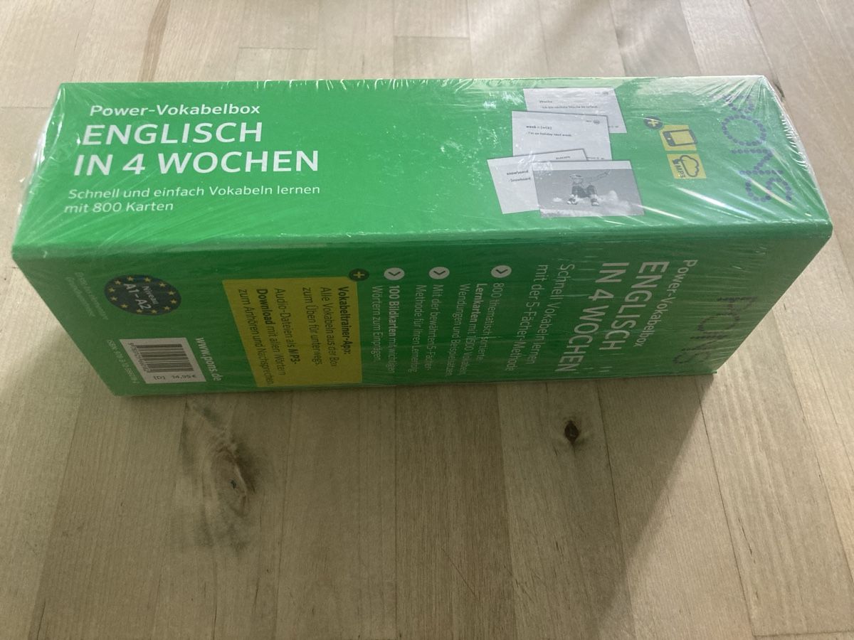 Libri: Pons Vokabelbox Englisch – Nuovo e nell'imballaggio originale da Zürich venduto da msxmsx 2