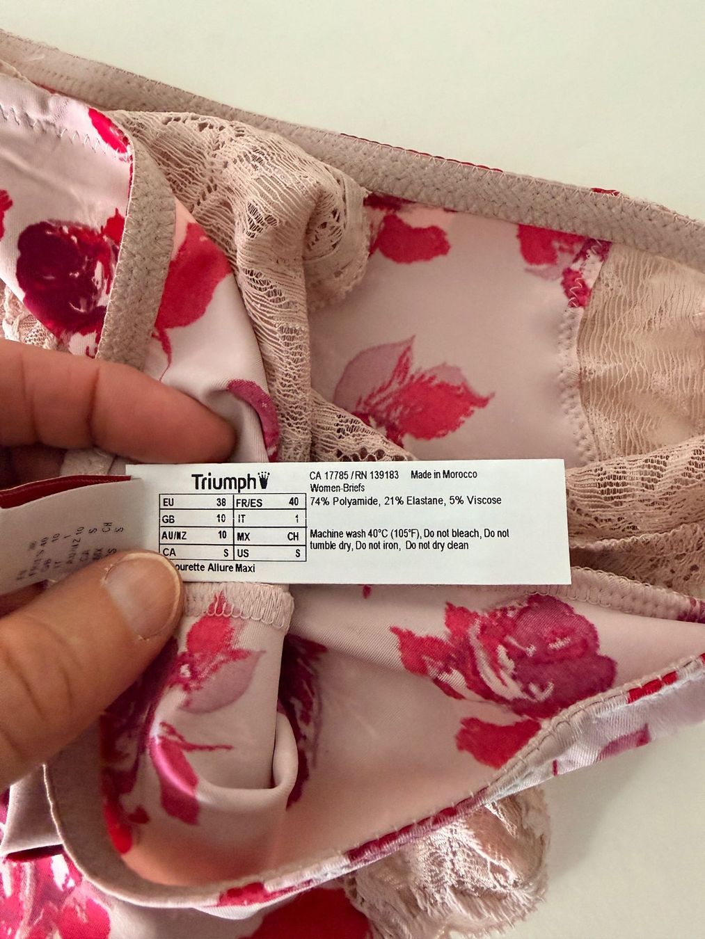 Triumph Altra biancheria intima: TRIUMPH, Slip AMOURETTE ALLURE Maxi, Grösse 38, Hellrosa – Nuovo e nell'imballaggio originale da Rudolfstetten venduto da gst_g7xl 5