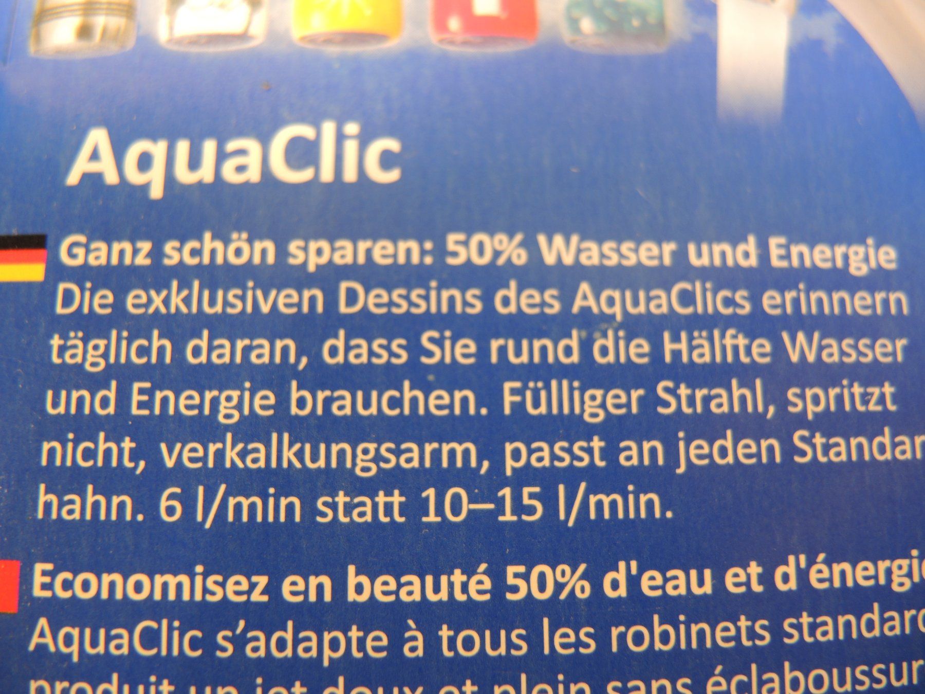 Soffioni doccia: aquaclic Duschkopf Duschbrause – Usato da Rorschach venduto da maeck8 5