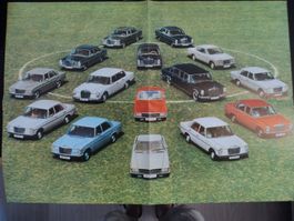 Prospekt Mercedes-Benz Programm 1971 Rarität!