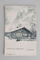 AK Grindelwald - Wetterhorn; La Suisse en hiver