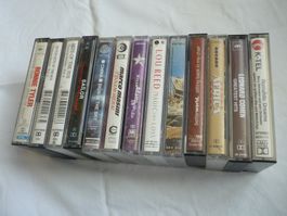 13x Musikkassetten MC - Rock Pop 70 80er Tape