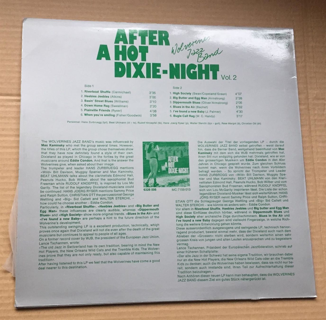 CD: Wolverines Jazz Band After a Hot Dixie – Usato da Genève venduto da Cockattoo 1