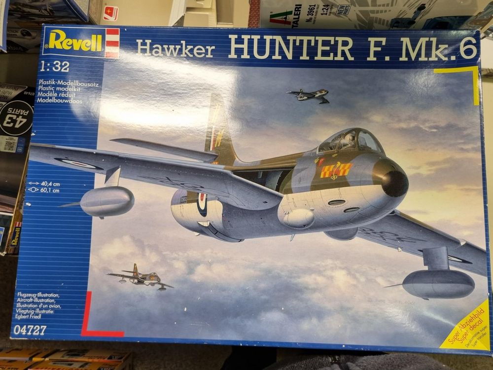 ITALERI MODELS HAWKER Hunter F MK 6/9 - 1:48 EUR 47,76 - FR