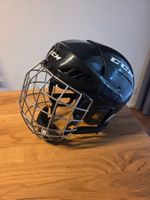 CCM FL40 Eishockeyhelm Gr. L Schwarz mit Metallgitter