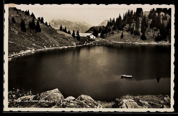 Cartes postales: AK Ormont-Dessous, Lac Lioson, Panorama – D'occasion à Berlin par bartko-reher
