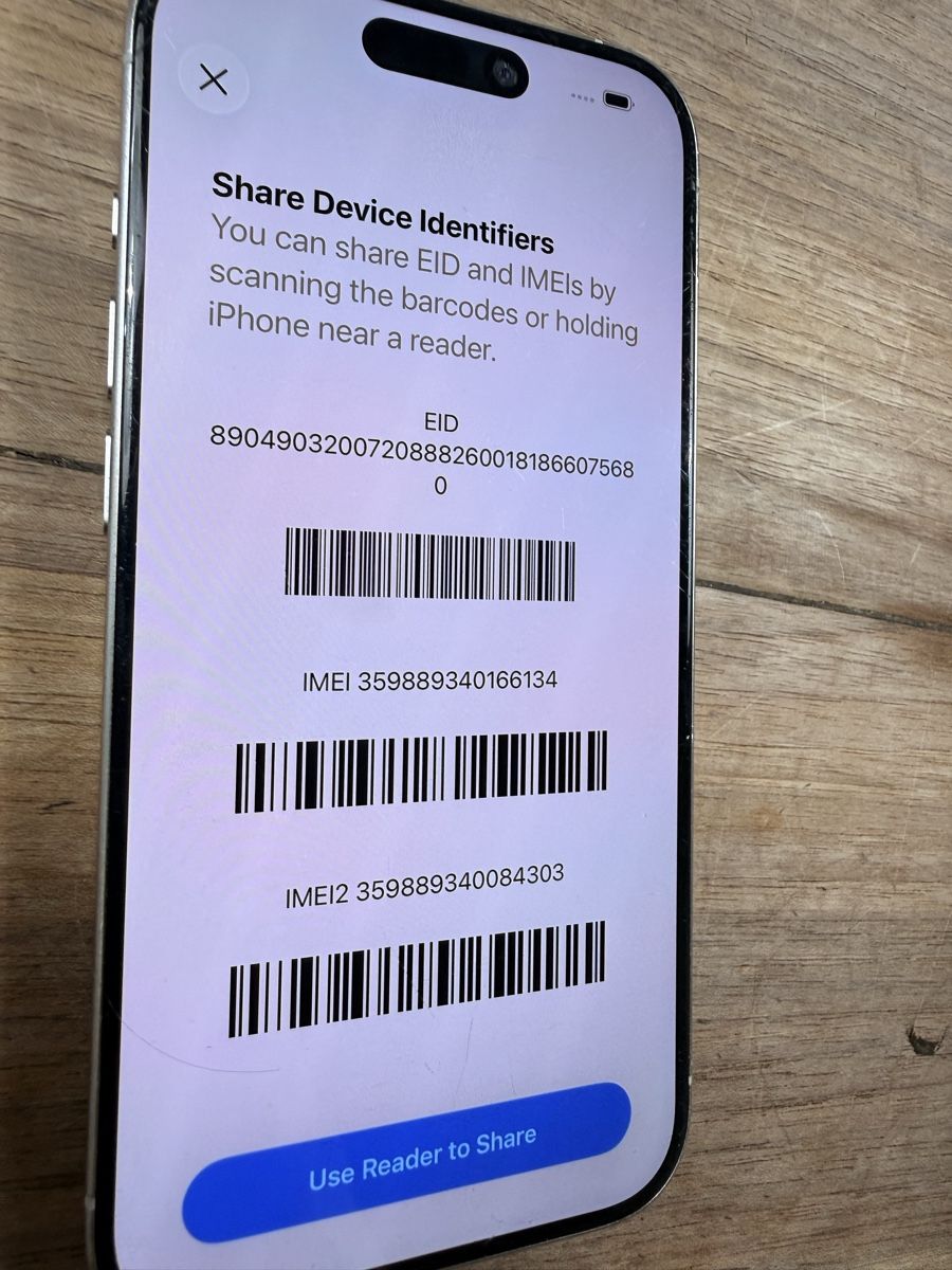 Apple Portables: iPhone 15Pro 128GB weiss – D'occasion à Zürich par Moreandmore 7