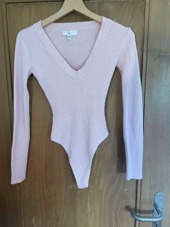 Rosa Strickbody, Grösse 36, Pullover