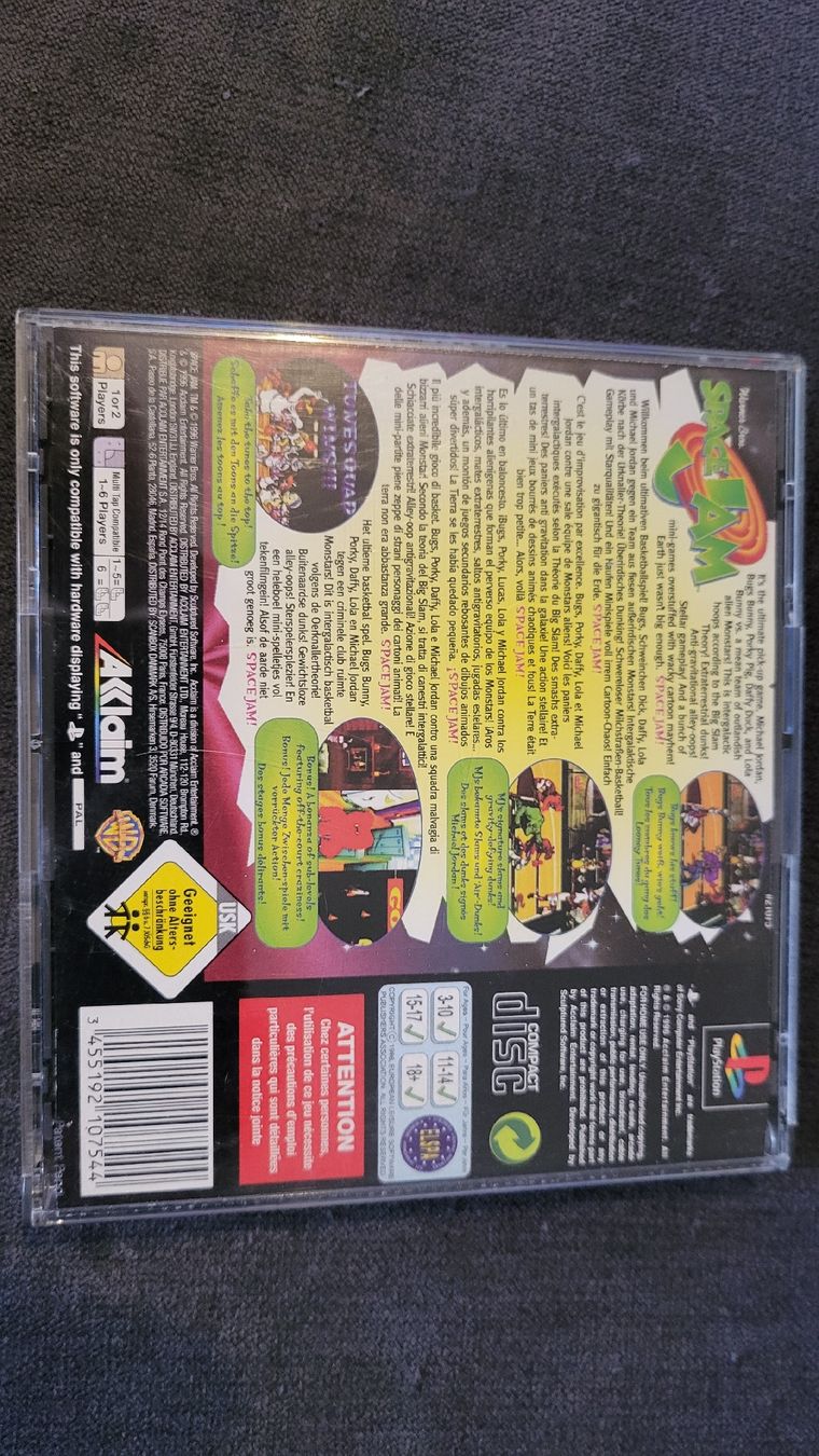 Giochi: Space Jam / Playstation 1 Spiel Kompl. – Usato da Biel/Bienne venduto da Retrohr 3