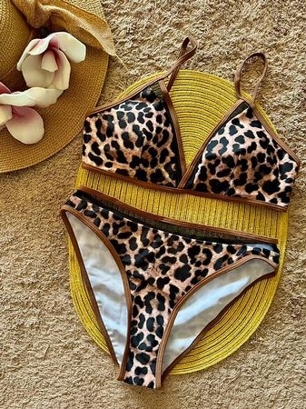 ✨Sexy Damen Leopard Bikini Set M - Neu - Gratis Versand
