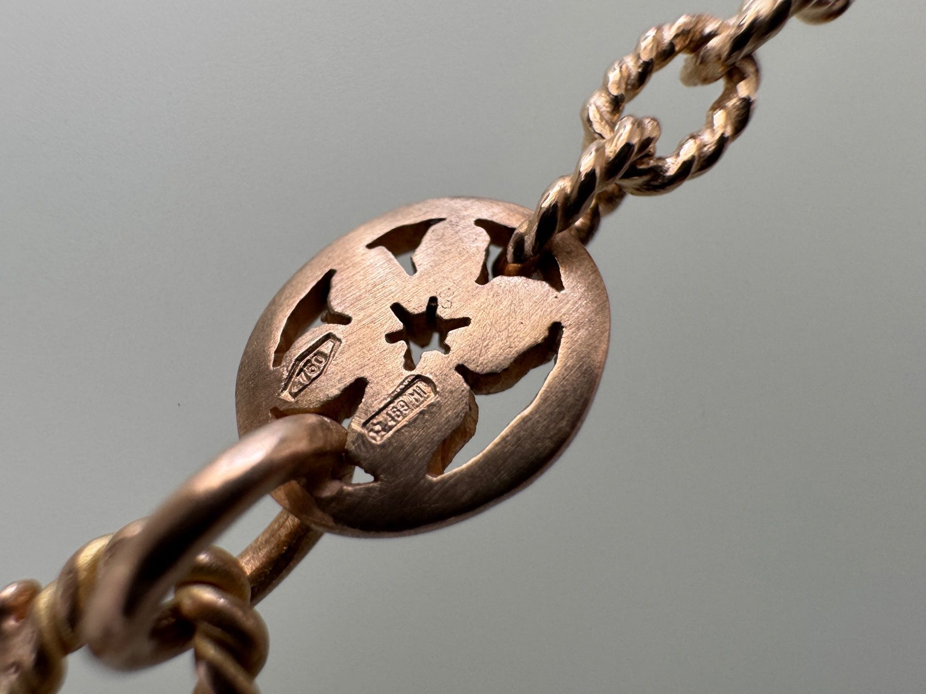 Pomellato Catenine: Long Collier Pomellato Arabesque en Or Rose Mat – Nuovo (secondo la descrizione) da Geneve venduto da iBest 6