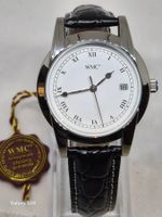 WMC Herren-Quarzuhr mit neuem Lederarmband