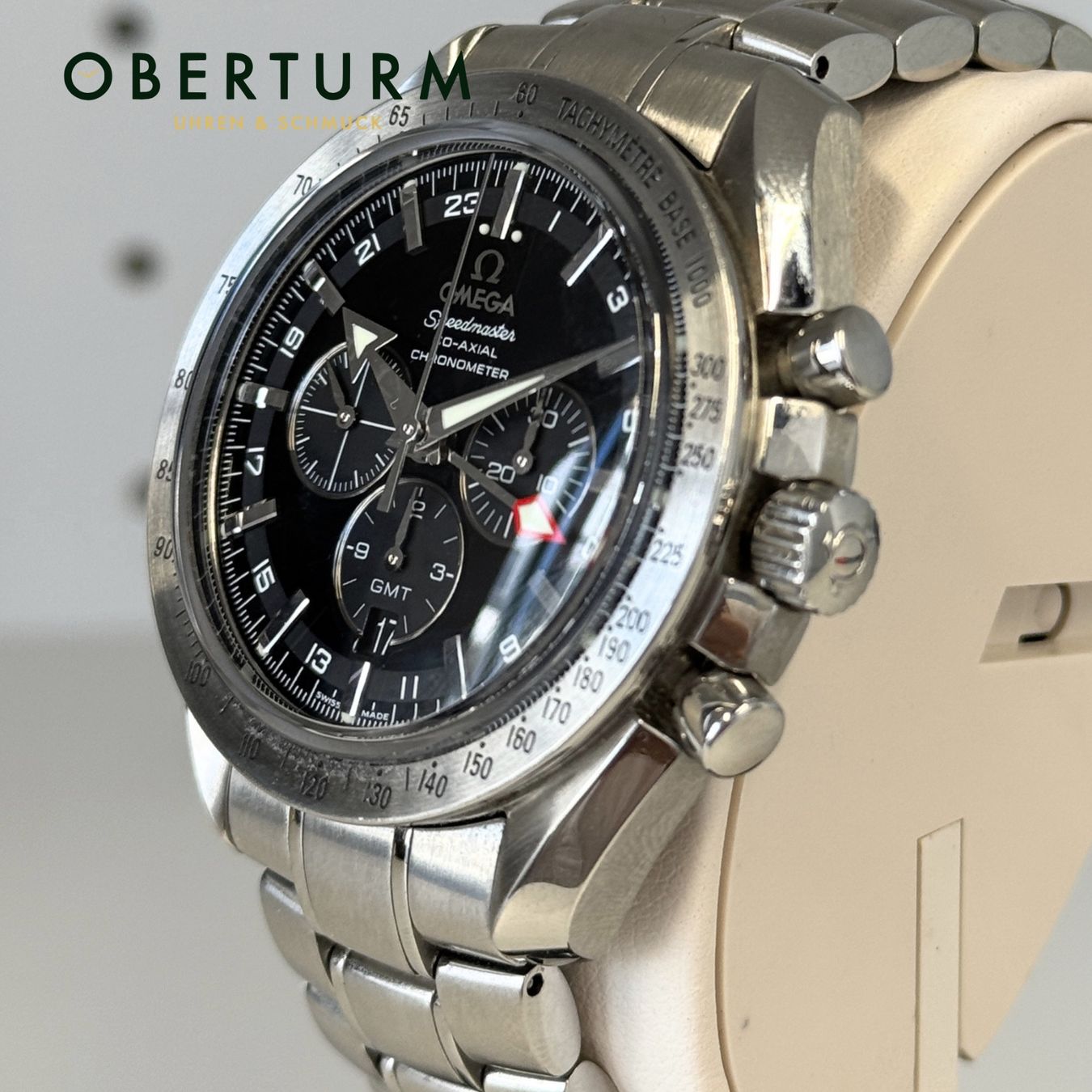 Omega Orologi: Omega Speedmaster Broad Arrow Co-Axial GMT – Usato da Brugg AG venduto da Oberturm 1