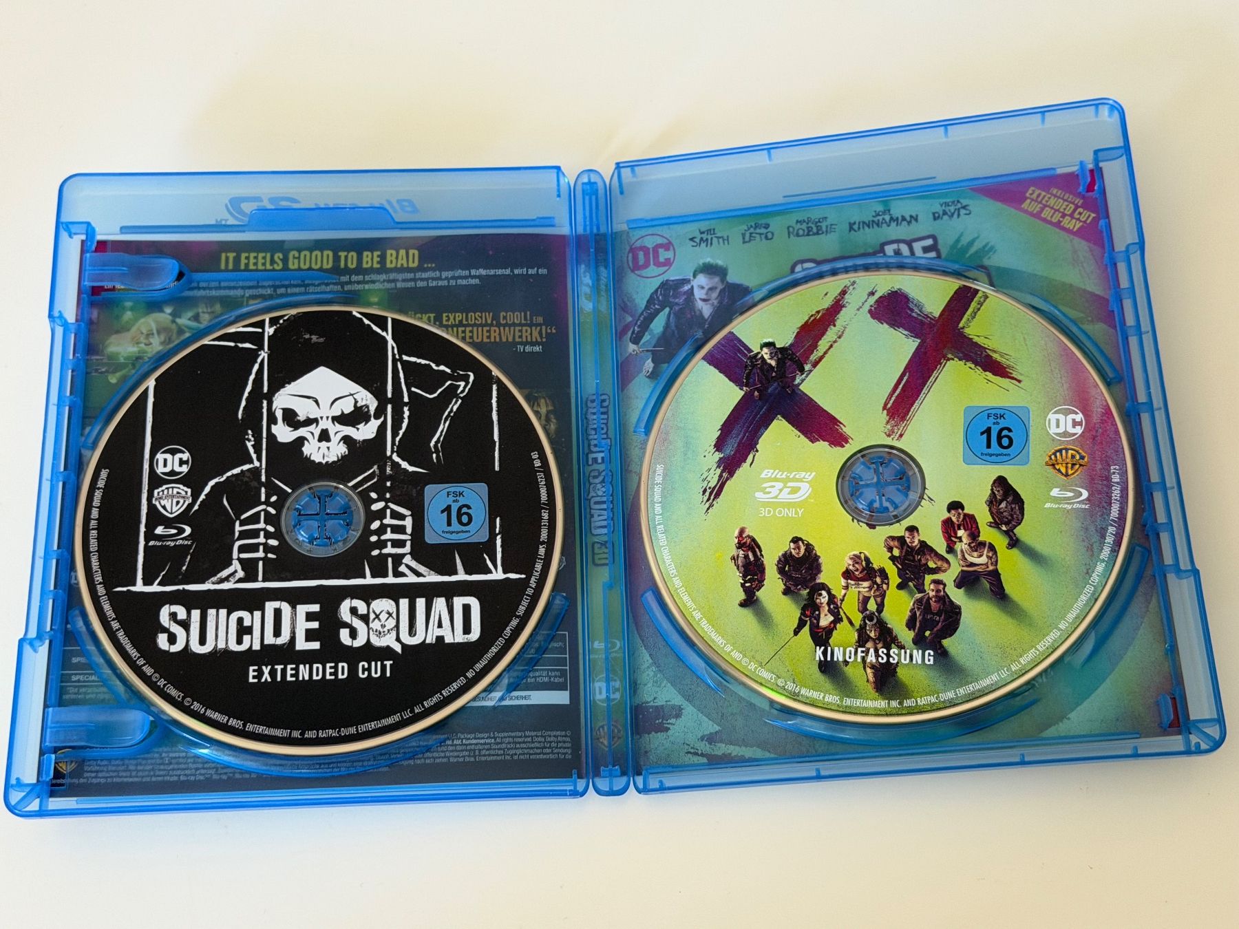 Tutti i DVDs: Suicide Squad 3D Blu-ray Extended & Kinofassung – Usato da Altstätten SG venduto da sheamus 2