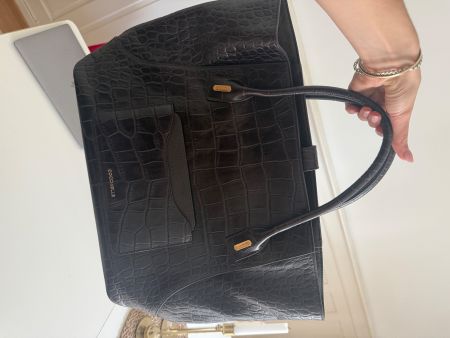 Coccinelle Ledertasche, Kroko-Optik, Top Zustand, Herbst 54
