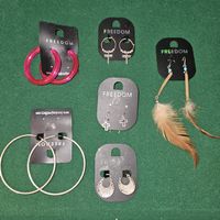 Modeschmuck Ohrringe Set, Ohrhänger, Creolen, Neu! 💃  💎