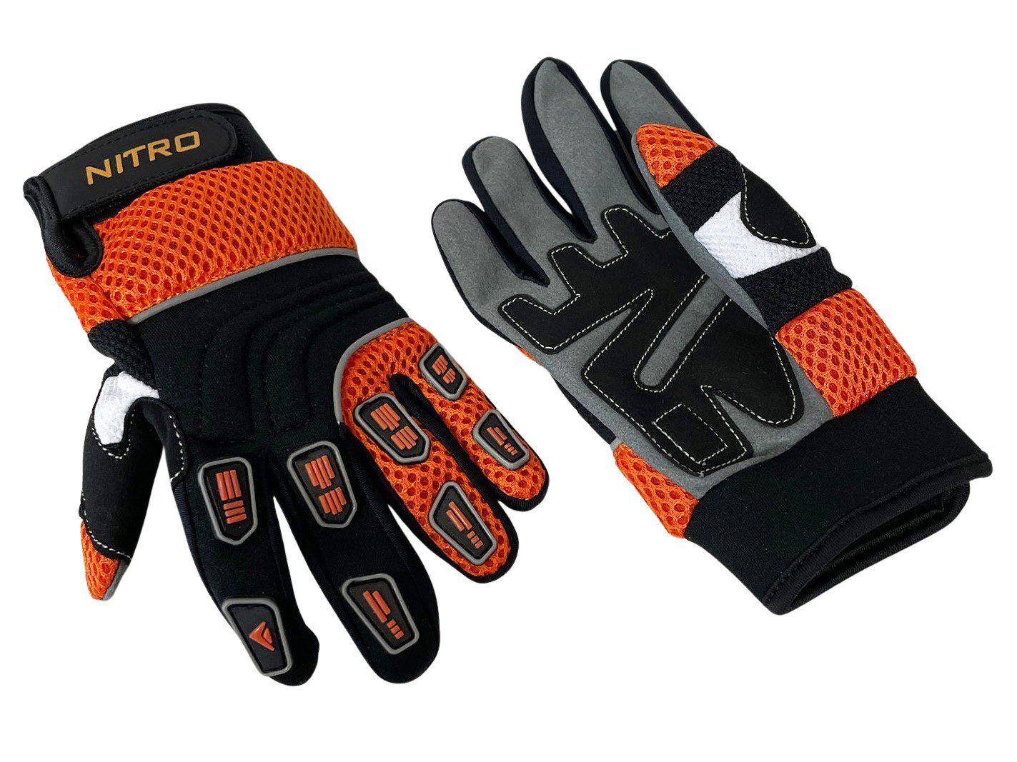 Mini Bikes: Racing Kids Handschuhe - Orange/Gr.16 – Neu und originalverpackt aus Zuchwil von Funsportshop