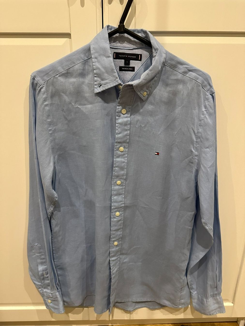Tommy Hilfiger Camicie: Thommy Hilfiger Hemd Hellblau Gr. S – Usato da Rain venduto da naeck