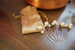 Celebride Haarnadeln Perlen, Brautschmuck