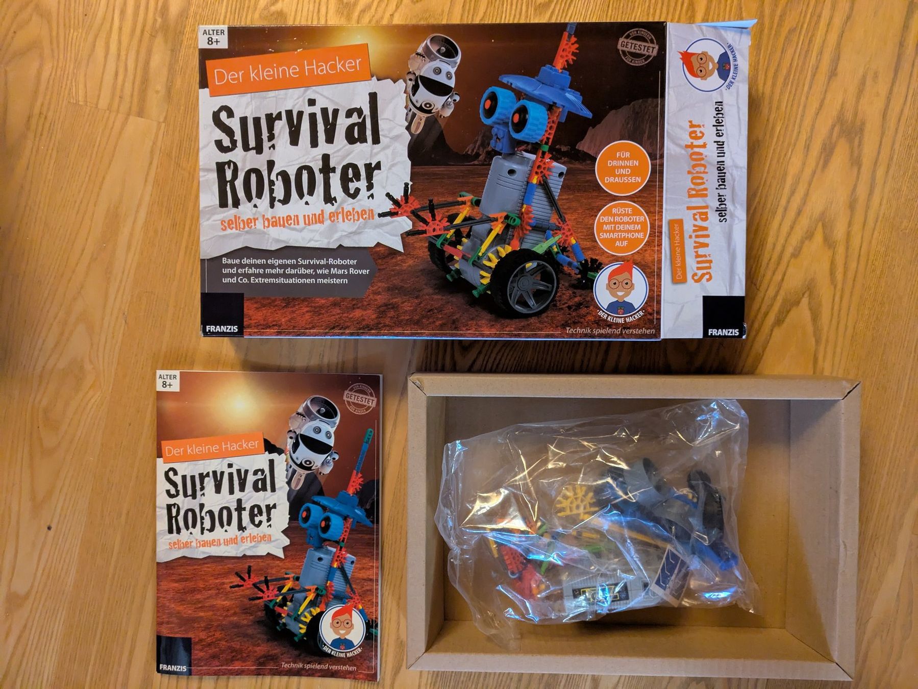 Kit di costruzioni: Franzis "Survival Roboter" - Der kleine Hacker | Neuwertig – Nuovo (secondo la descrizione) da Männedorf venduto da Pacer19 1