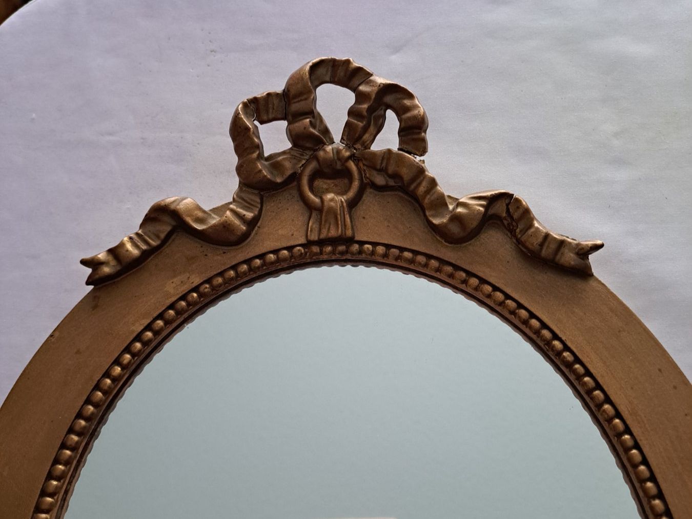 Spiegel: Miroir doré ovale  28 x 38 cm – Gebraucht aus Romanel-s-Lausanne von Jedermann01 1