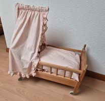 Puppenbettchen - Handgeschreinert Kirschbaumholz