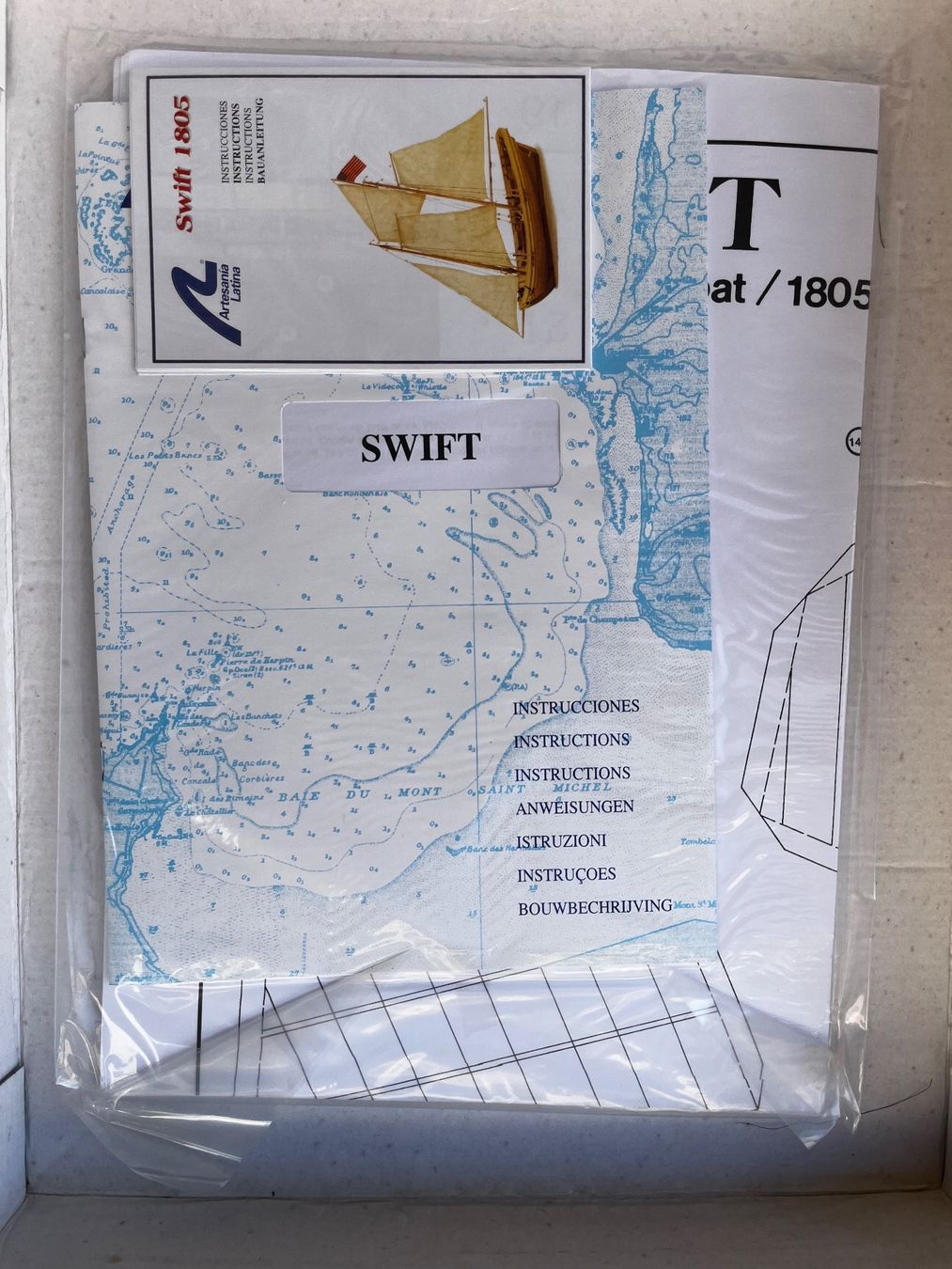 Kit di modellismo & Modellini statici: Modellbaukausten Schiff Swift 1805 – Nuovo (secondo la descrizione) da Zürich venduto da gemuesebouillon 3