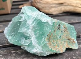 Grosser grüner Fluorit Rotstein, Aktion, alter Preis  105