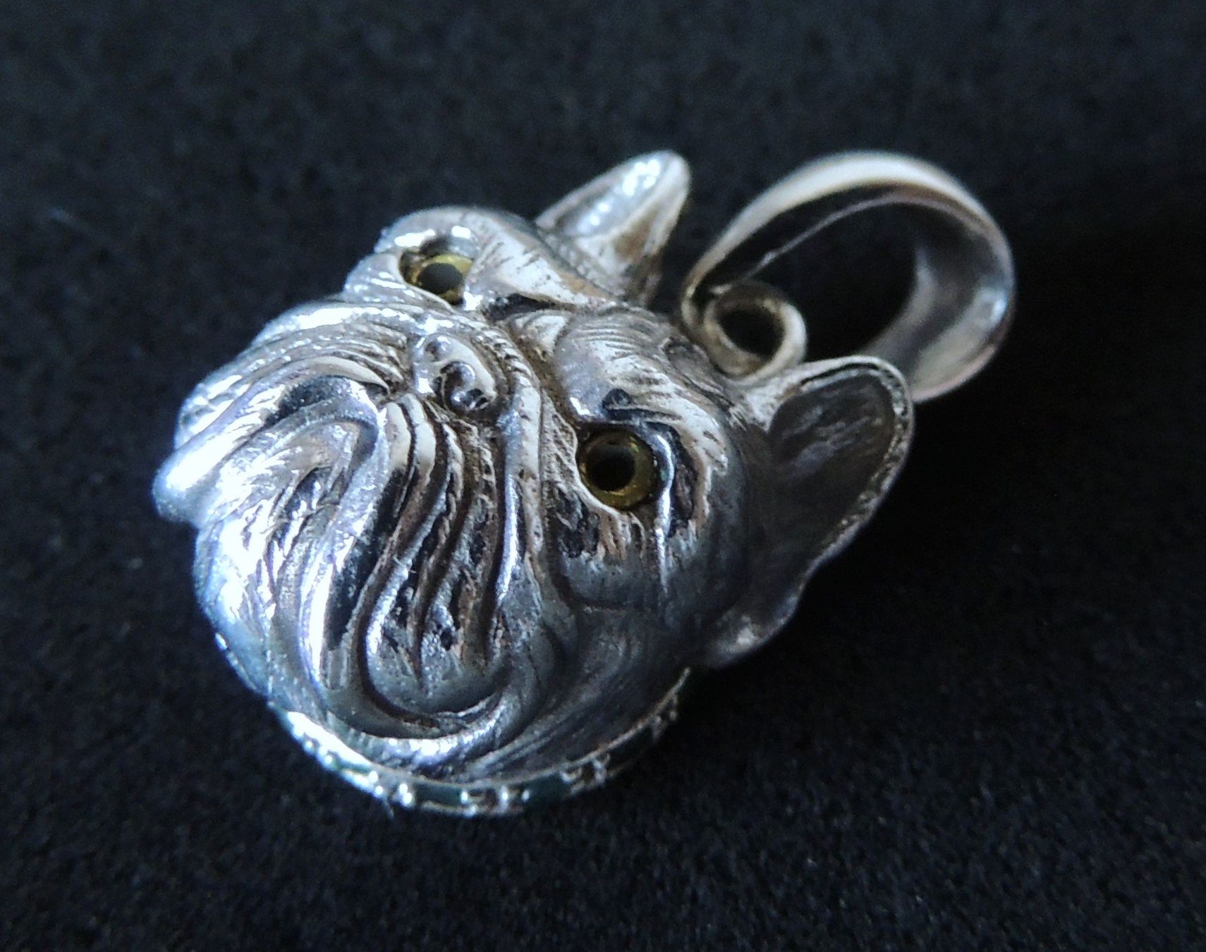 Ciondoli: Bulldogge Silber 925 Anhänger – Nuovo e nell'imballaggio originale da Waldenburg venduto da schaller707