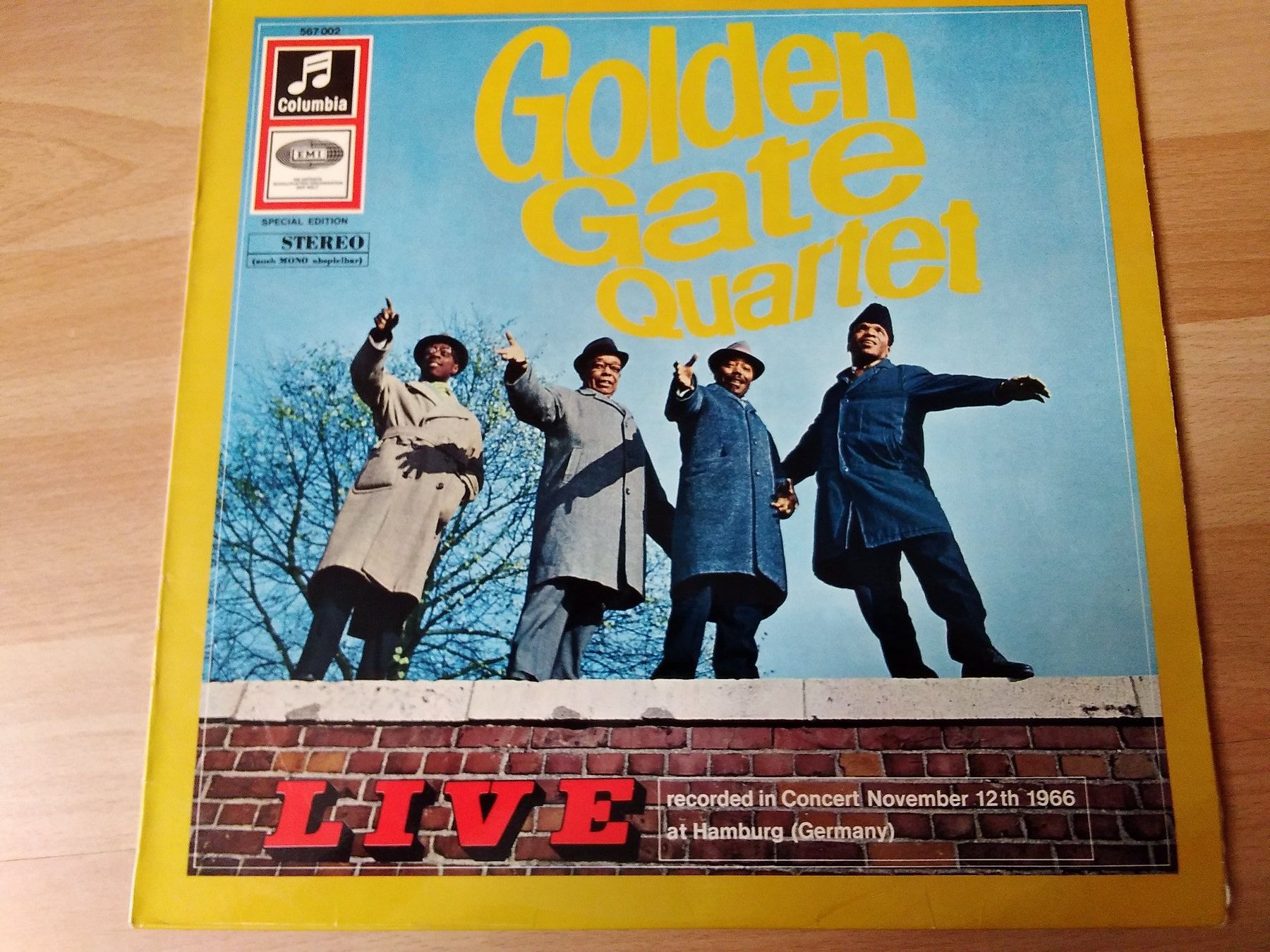 Dischi in vinile: LP Golden Gate Quartett LIVE 1966 ab 1.--Fr – Usato da Killwangen venduto da Freds7