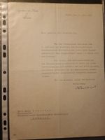 Carl Jacob Burckhardt - handsignierter Brief † 1974