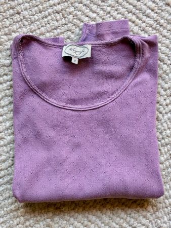 Sorgenfry Silt Shirt Lavendel Farbig