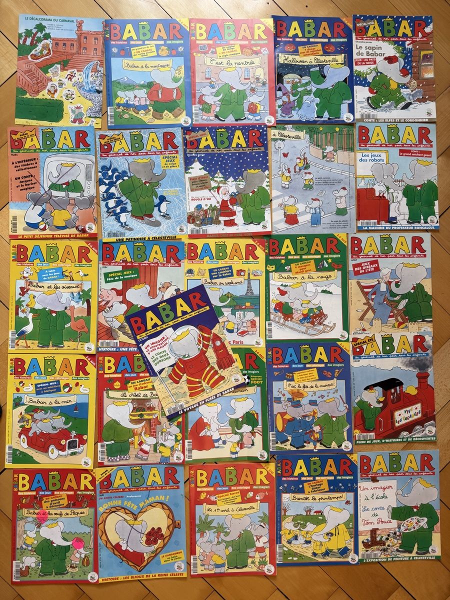 Revues & Magazines: Lot de 26 magazines Babar – D'occasion à Vevey par Matx