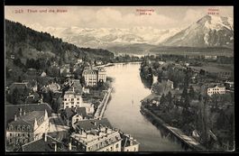AK Thun, Thun und die Alpen