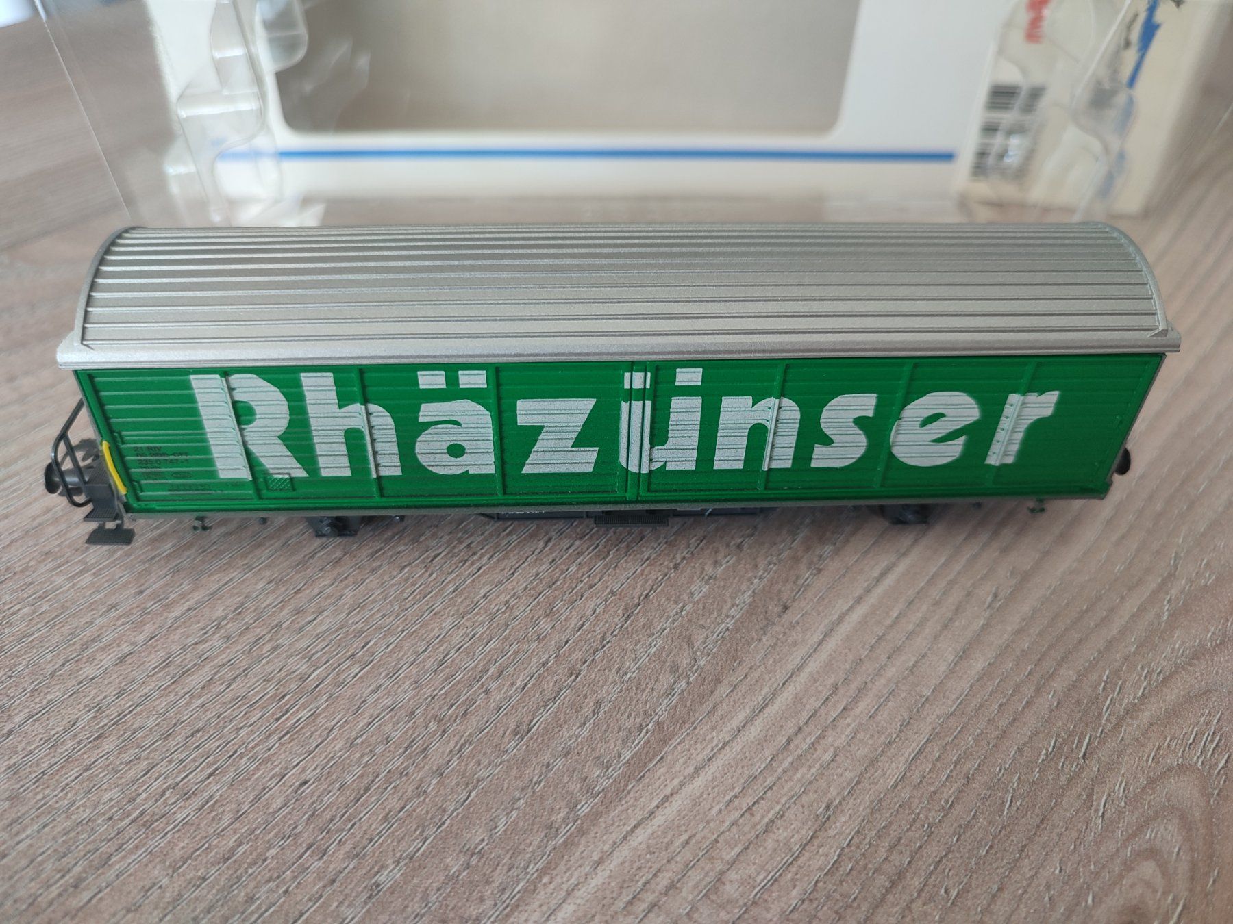 Märklin Modellini di ferrovie: Rhäzünser Güterwagen grün Passügger OVP – Nuovo (secondo la descrizione) da Röschenz venduto da elefant91 1
