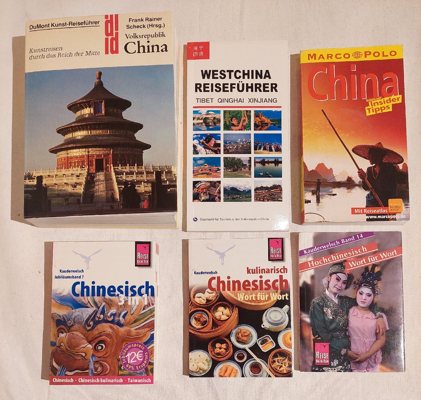 Libri: 6 chinesische Reiseführer und Sprachführer – Usato da Zürich venduto da Cortin