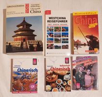 6 chinesische Reiseführer und Sprachführer