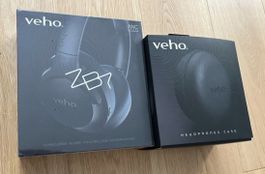 NEW Veho ZB7 Wireless Noise Cancelling Headphones and Case