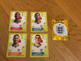 ENG 1, 5, 14, 16 und 19 Panini FIFA World Cup WM 2026