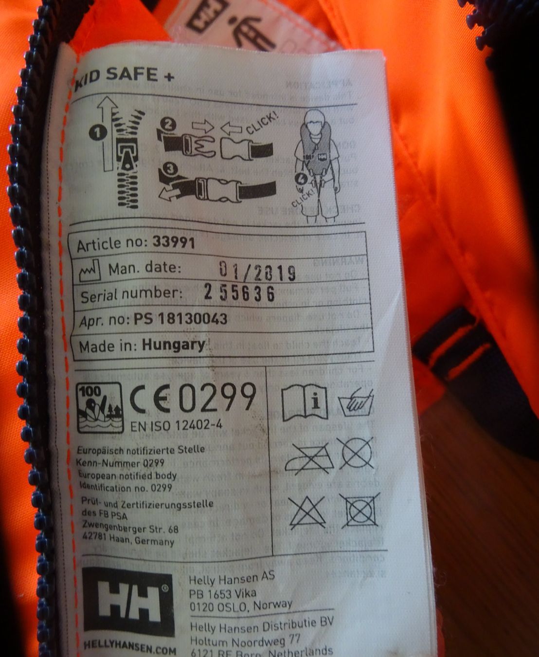 Helly Hansen Schwimmwesten: Schwimmweste Rettungsweste Helly Hansen Kinder 10-25 Kilo – Gebraucht aus Zürich von Connie8 2