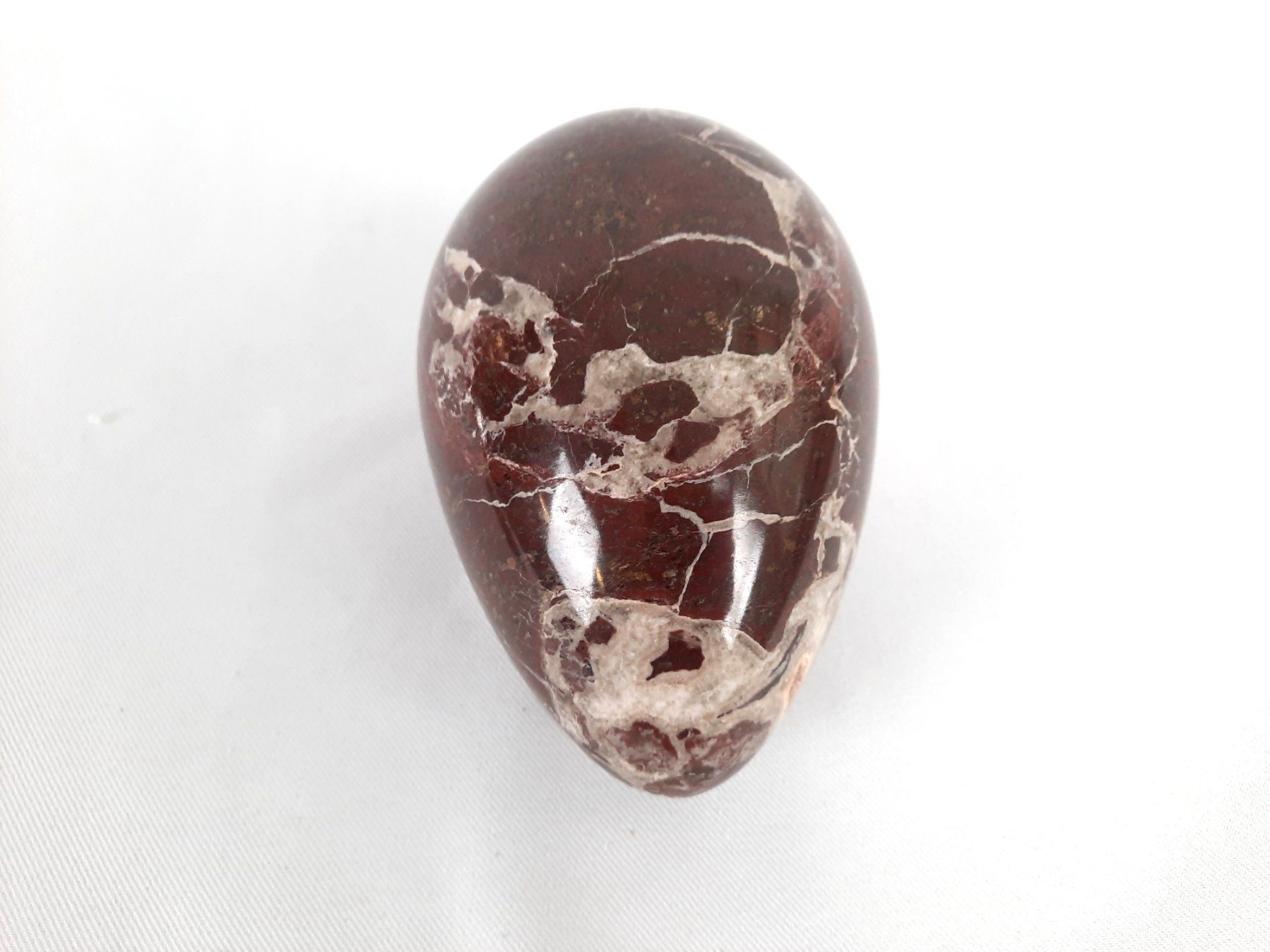 Mineralien & Heilsteine: Braun/Rotes Deko Ei in Marmor Optik – Gebraucht aus Beinwil am See von Restwert_Beinwil 5
