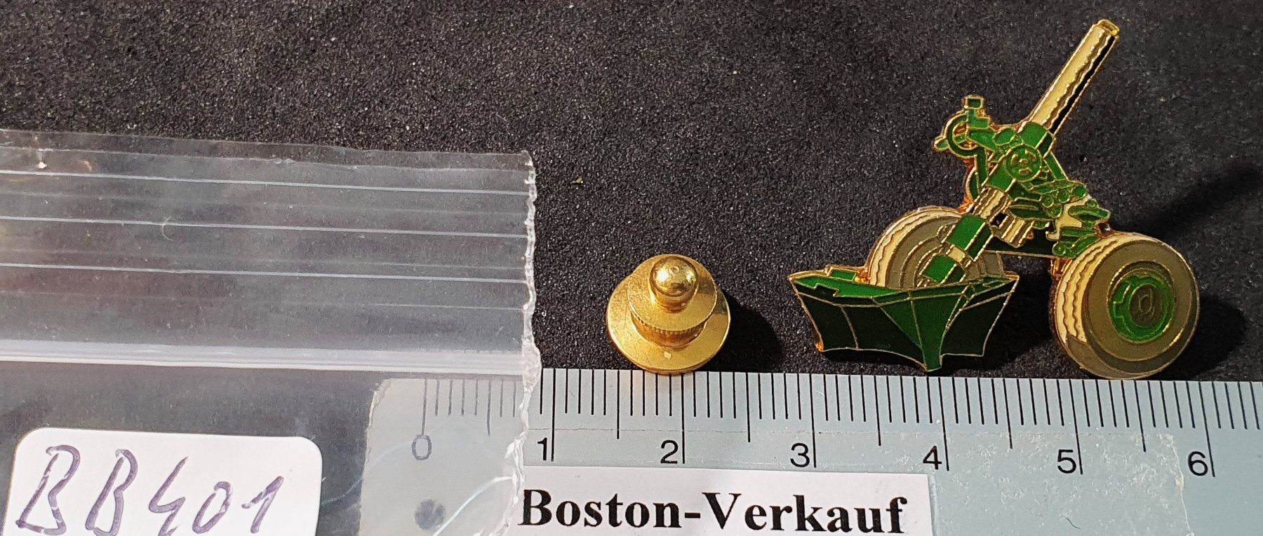 Placchette & Badge: BB401 - Pin Militär Armee Army Kanone – Usato da Reinach BL venduto da Boston-Verkauf 1