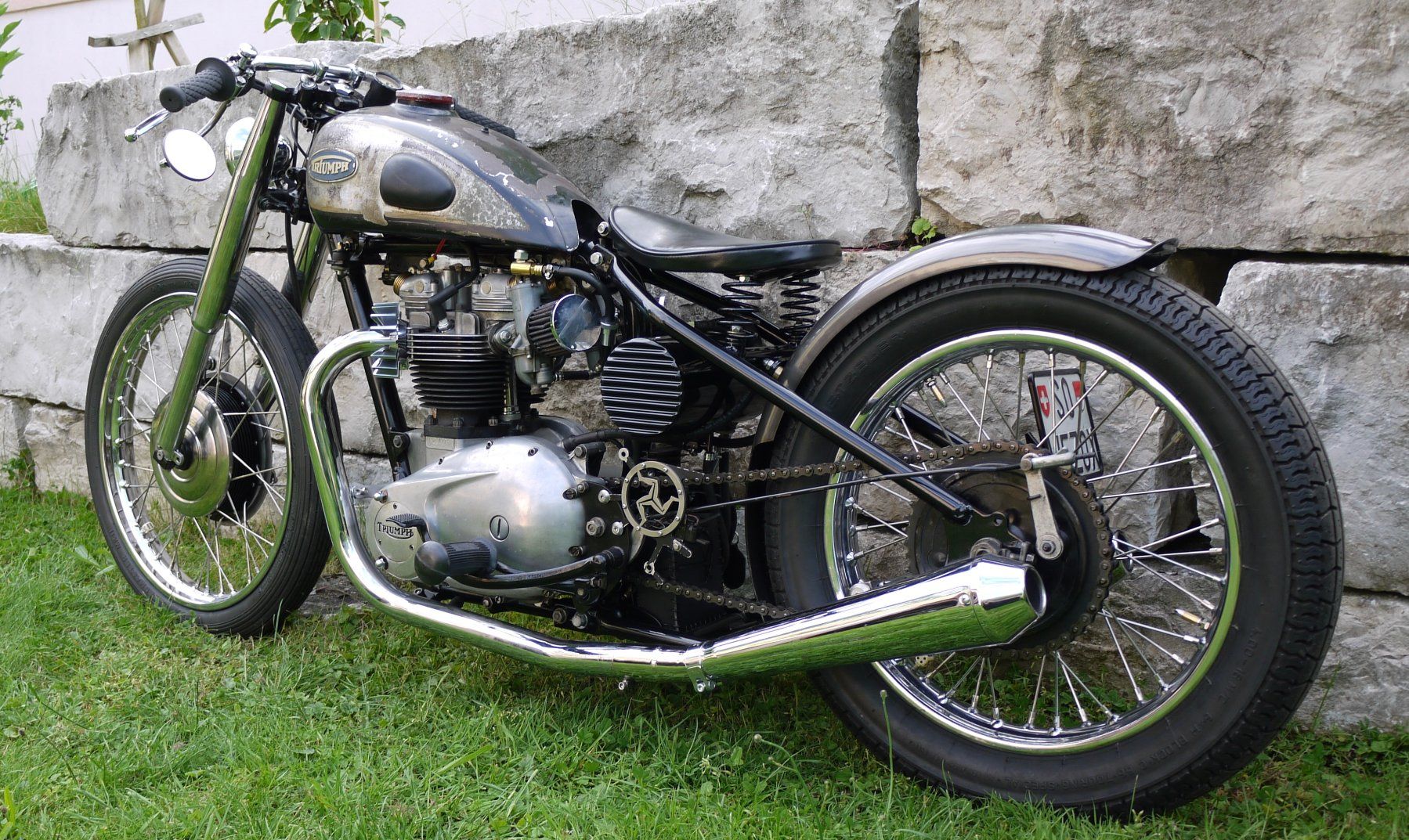 Triumph Altro: Triumph Bonneville T120 Hardtail – Usato da Trimbach venduto da ZweirAdler 4