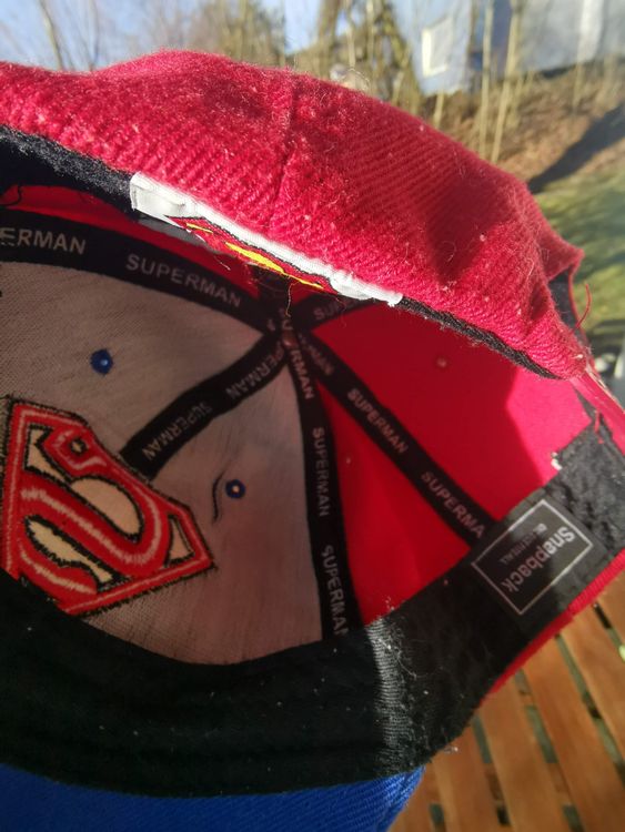Copricapi, berretti & cappellini: Superman Snapback Cap DC Comics – Usato da Erlinsbach SO venduto da Meytalien 2