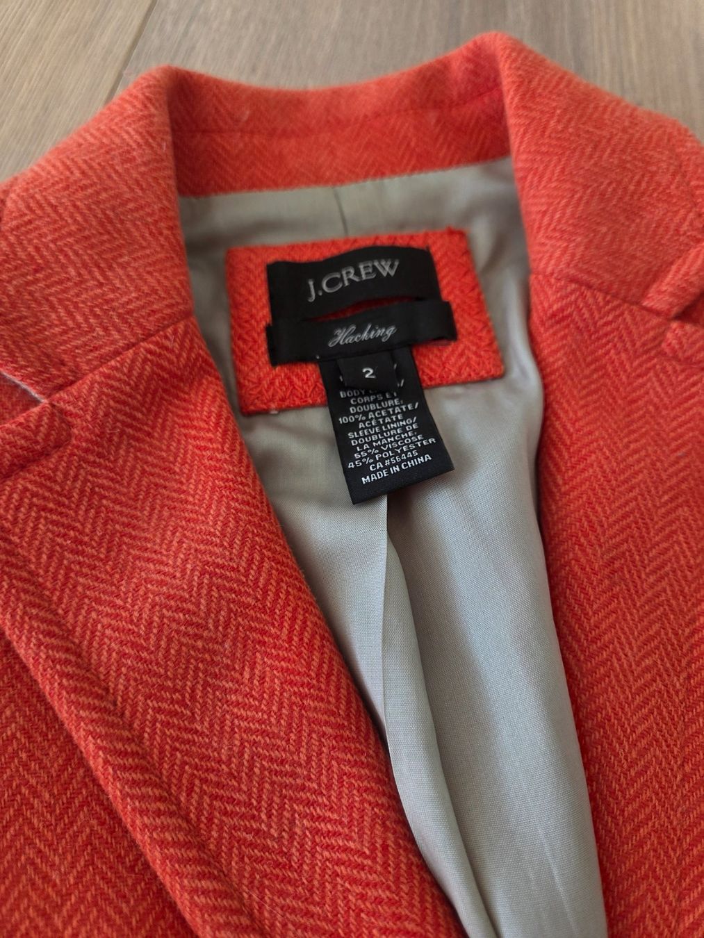 J.Crew Giacche: J.Crew Blazer, Gr. 2, Herringbone Wool – Usato da Rüschlikon venduto da tiniweeeny 1