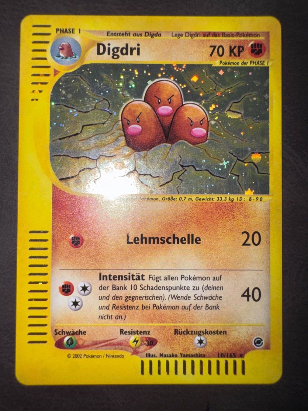 Pokémon Sammelbilder & Trading cards: Pokemon Digdri Holo 10/165 - Expedition - DE – Gebraucht aus Erstfeld von PokeSandero 1