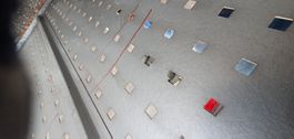 B64 H84 WERKZEUGWAND LOCHWAND AUS GARAGE